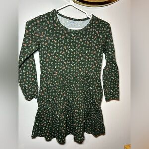 Old Navy Kids Dress with Green Floral Design